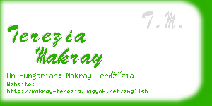 terezia makray business card